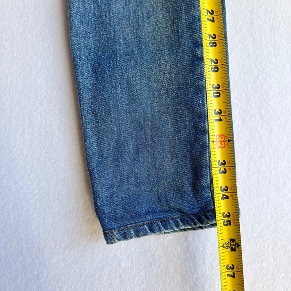 APC A.P.C. Petit New Standard Mens Jeans 30x26 Light Wash Blue Denim Button Fly - Picture 5 of 11